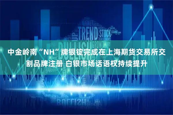 中金岭南“NH”牌银锭完成在上海期货交易所交割品牌注册 白银市场话语权持续提升